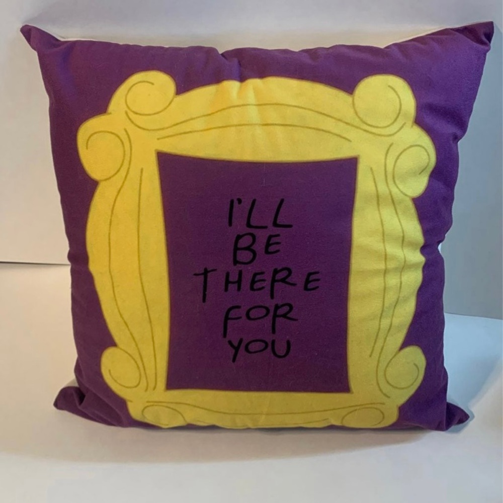 Set of 2 FRIENDS throw pillows